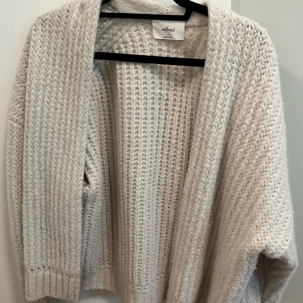Aritzia Wilfred Free wool cardigan